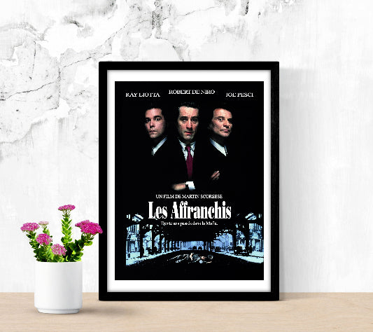 Les Affranchis framed poster