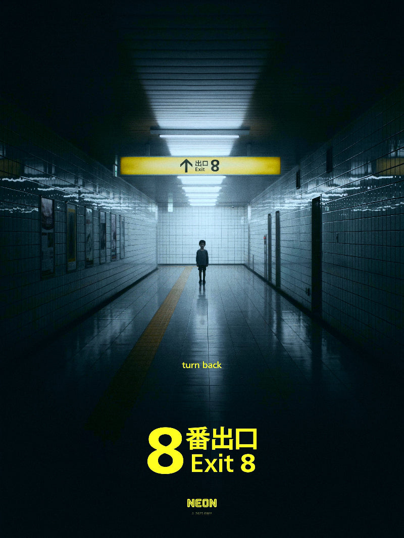 Exit 8 paper poster