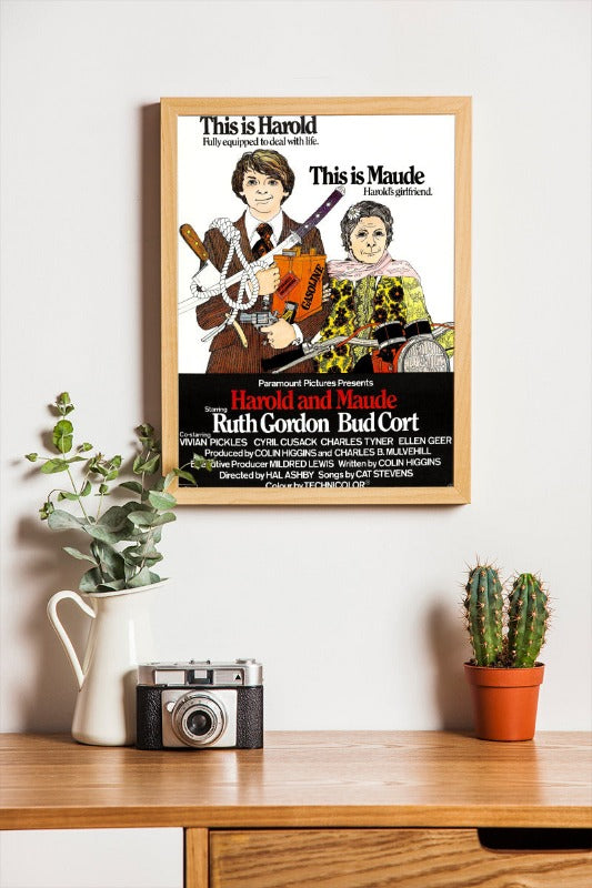 Harold and Maude - framed poster