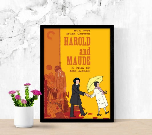 Harold and Maude - framed poster