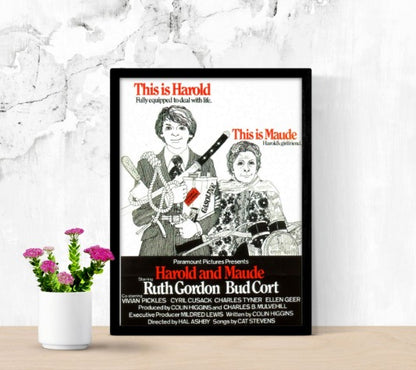 Harold and Maude - framed poster