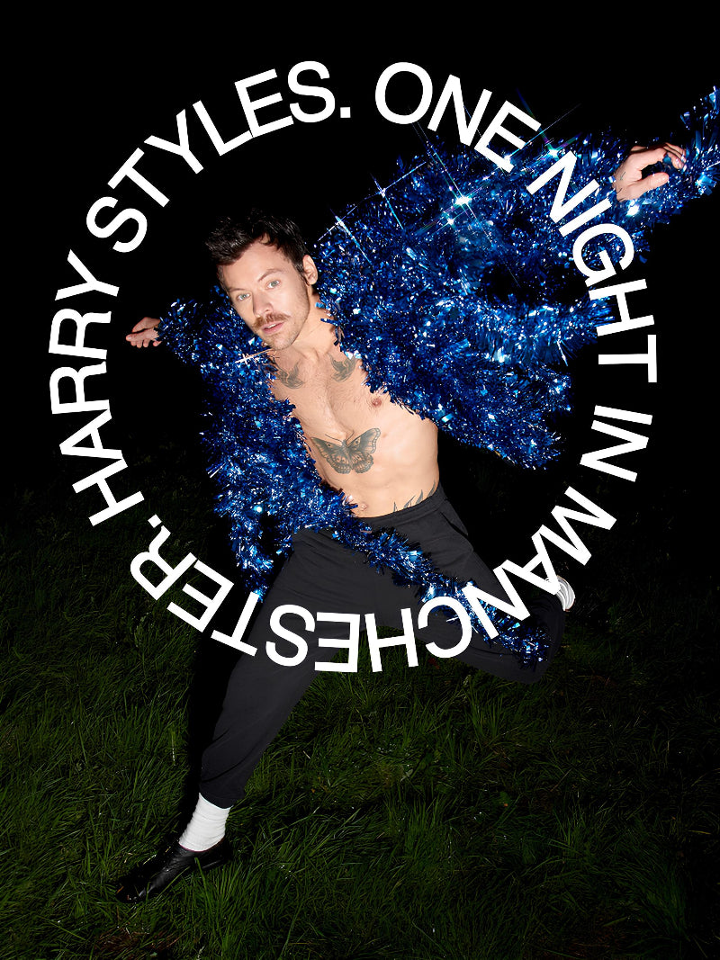 Harry Styles One Night In Manchester paper poster