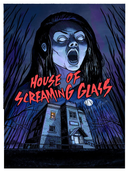 House of Screaming Glass paper poster