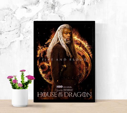 House of The Dragon framed poster