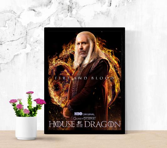 House of The Dragon framed poster