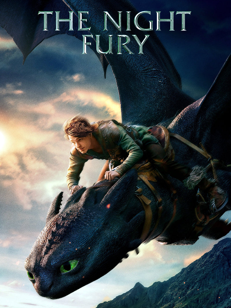 How To Train Your Dragon paper poster