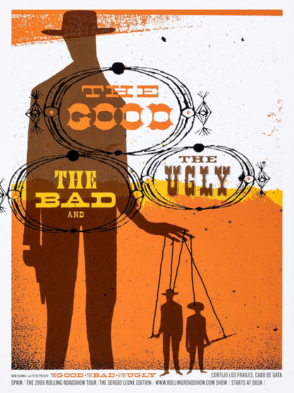 The Good The Bad and The Ugly paper poster