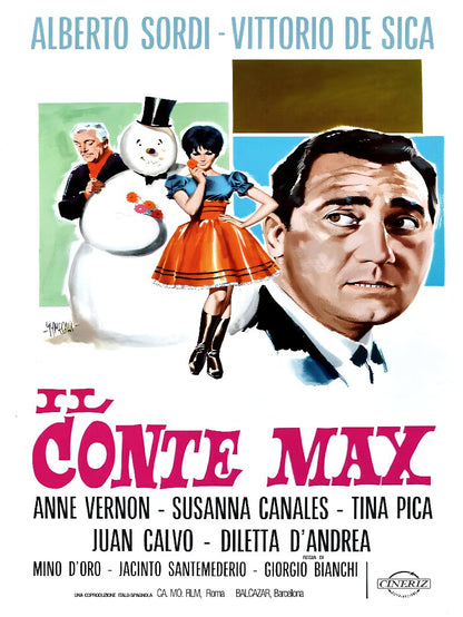 Il Conte Max paper poster