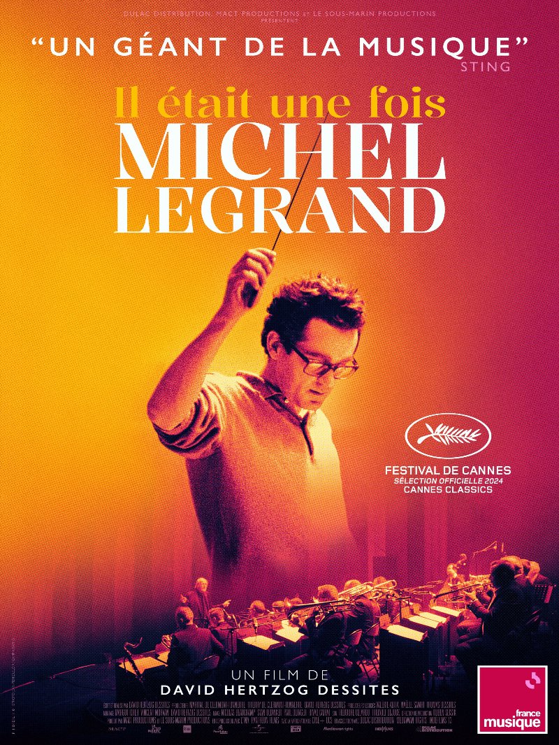 Il était une fois Michel Legrand paper poster