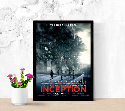 Inception framed poster