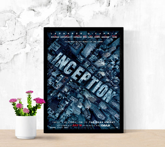 Inception framed poster