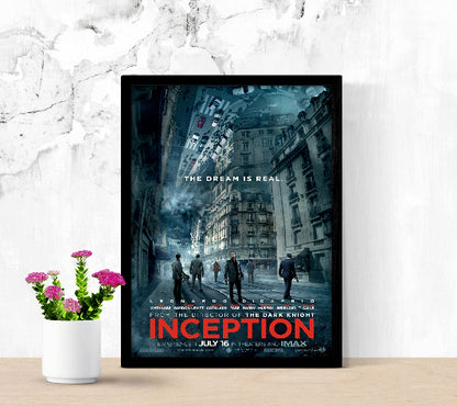 Inception framed poster