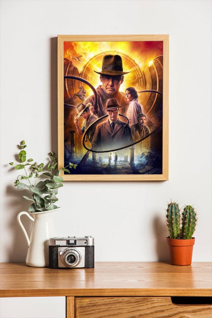 Indiana Jones and The Dial of Destiny - framed poster