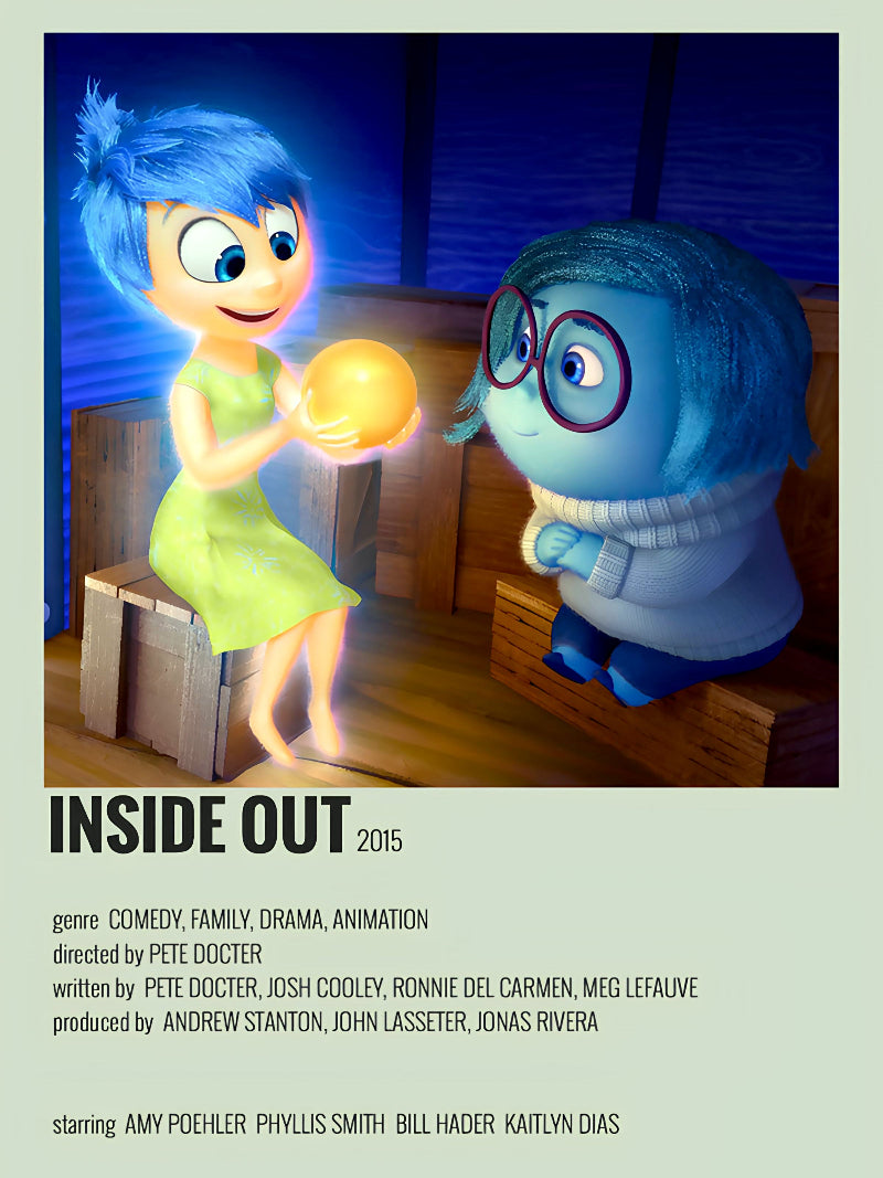 Inside Out minimalist paper poster