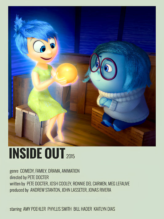 Inside Out minimalist paper poster
