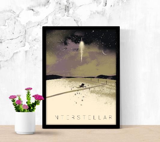 Interstellar framed poster