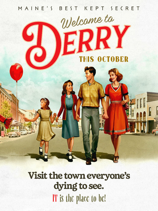 It Welcome To Derry paper poster