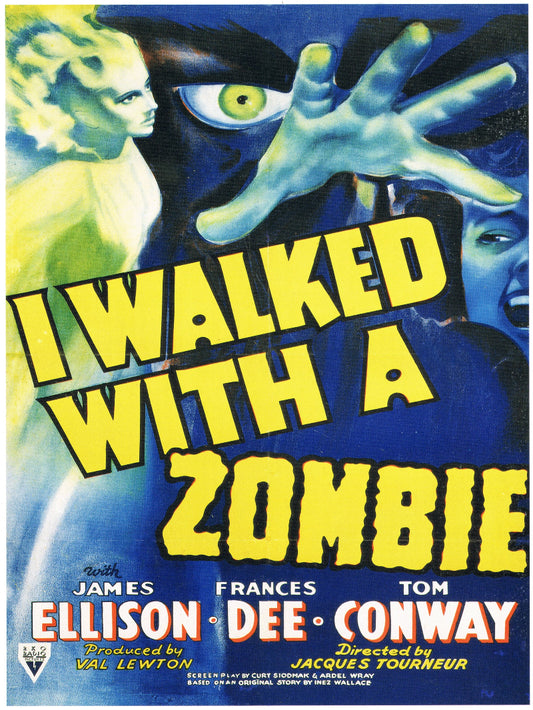 I Walked With A Zombie paper poster