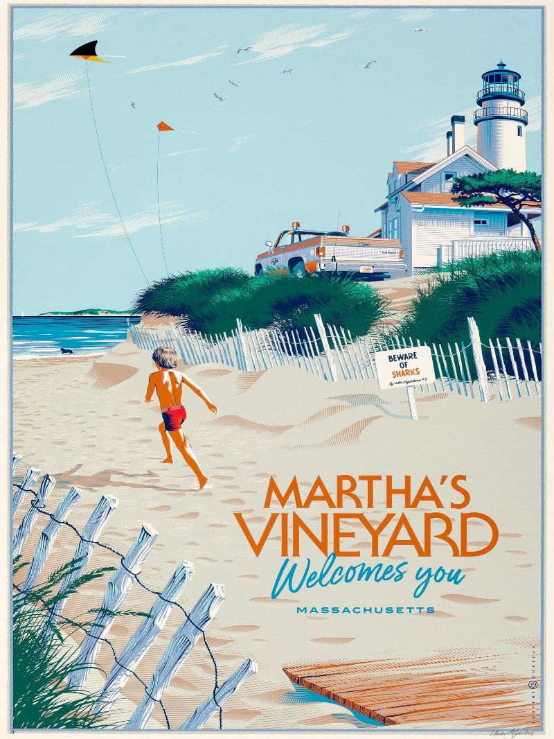 Jaws Cinematic Wall Art paper poster