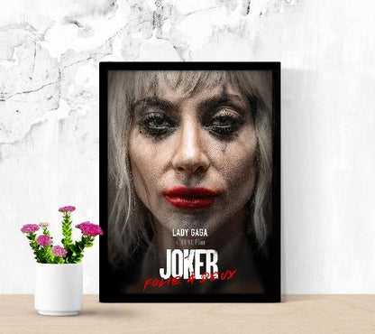 Joker Folie à Deux framed poster