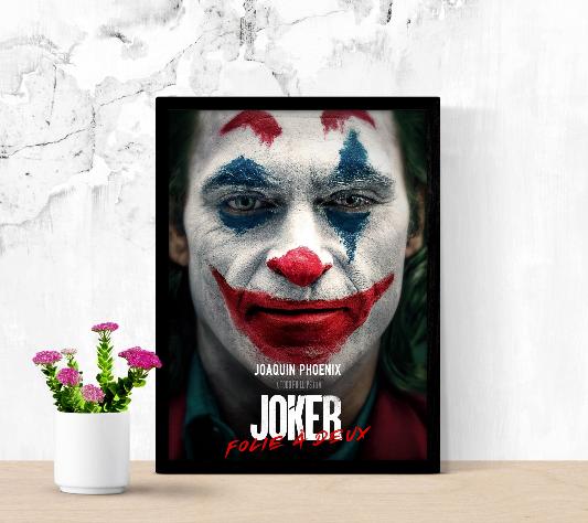 Joker Folie à Deux framed poster