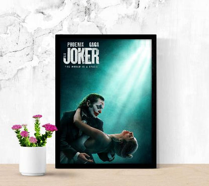 Joker Folie à Deux framed poster