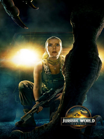 Jurassic World Rebirth paper poster