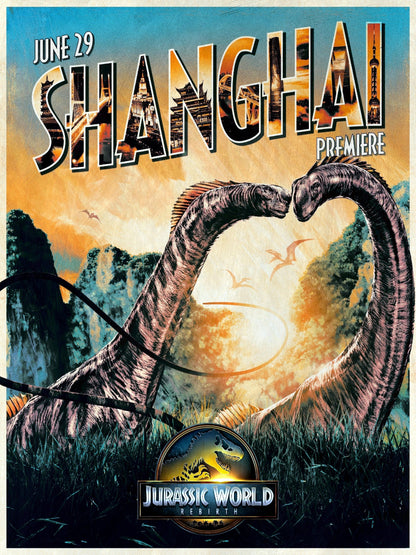 Jurassic World Rebirth paper poster