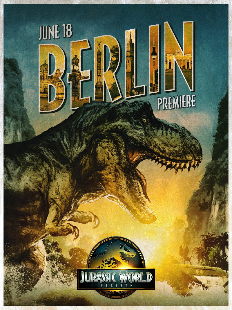 Jurassic World Rebirth paper poster