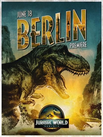 Jurassic World Rebirth paper poster