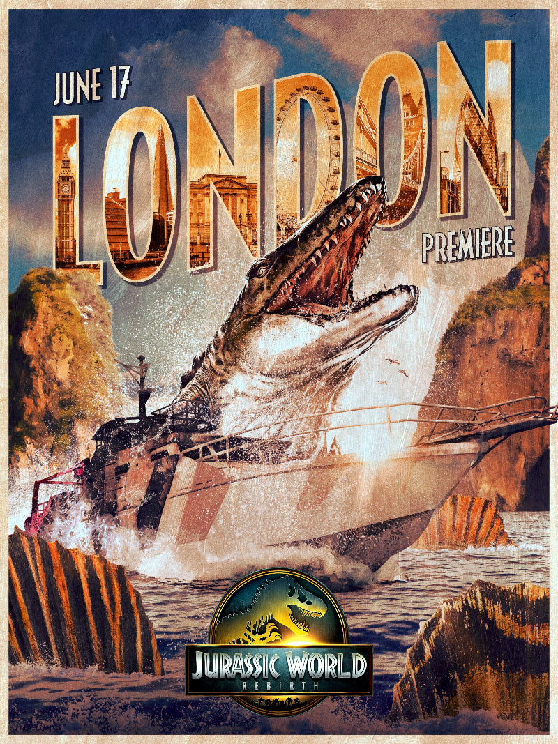 Jurassic World Rebirth paper poster