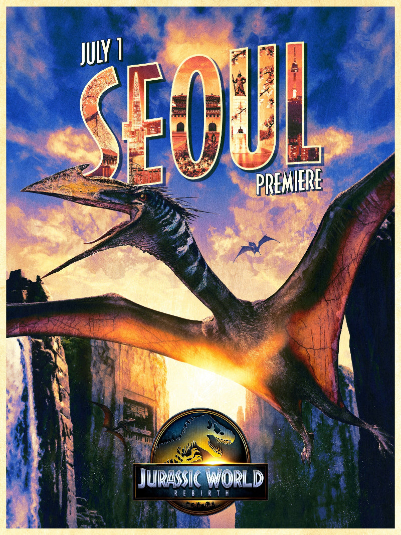 Jurassic World Rebirth paper poster