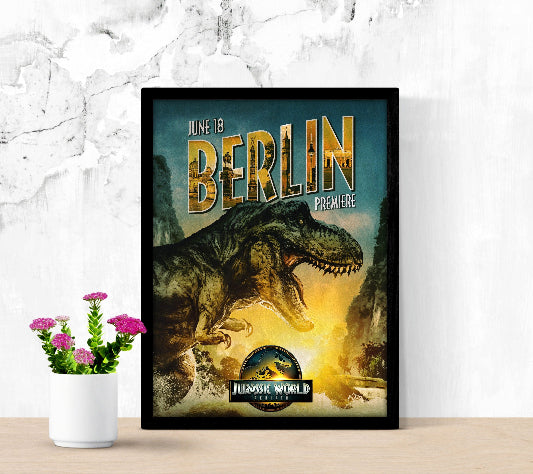 Jurassic World Rebirth framed poster