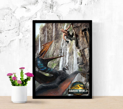 Jurassic World Rebirth framed poster