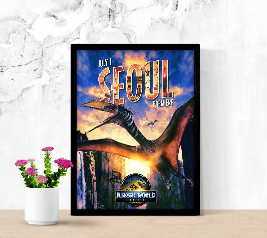 Jurassic World Rebirth framed poster