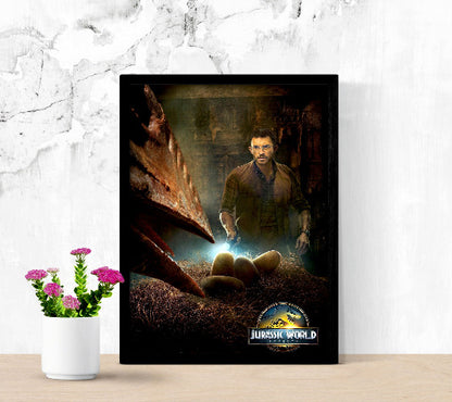 Jurassic World Rebirth framed poster