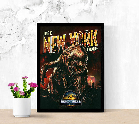 Jurassic World Rebirth framed poster