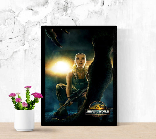 Jurassic World Rebirth framed poster