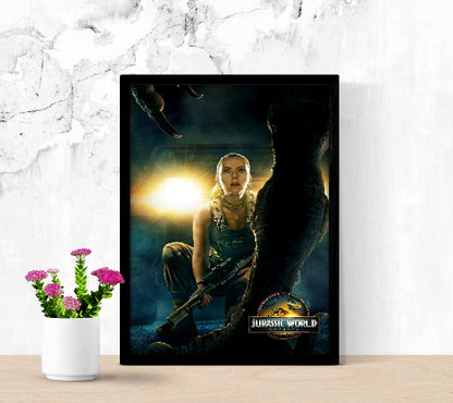 Jurassic World Rebirth framed poster