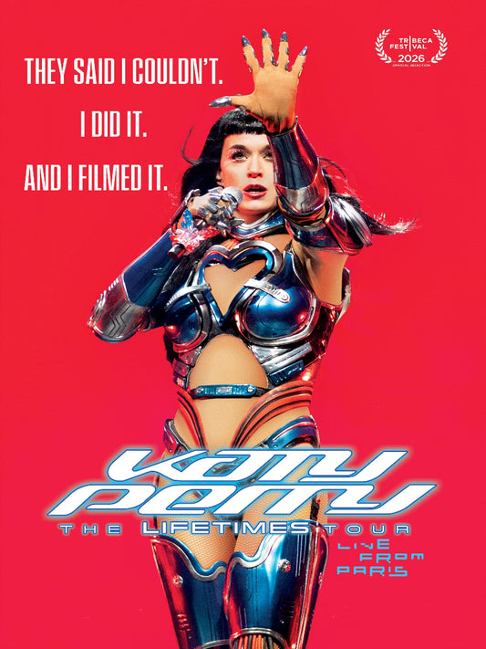 Katy Perry The Lifetimes Tour From Paris paper poster