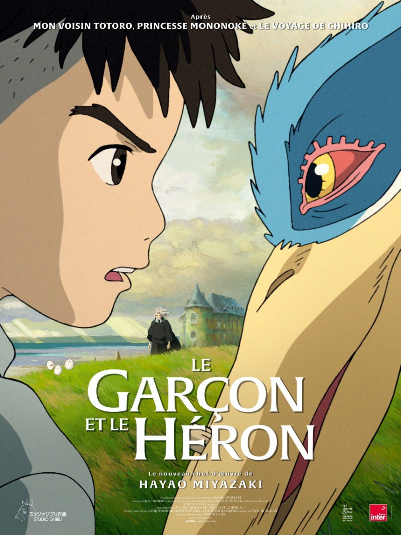 Le garçon et le héron - poster