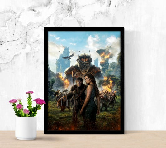 Kingdom of The Planet of The Apes - framed poster