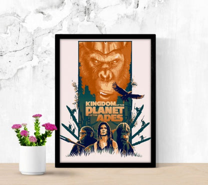 Kingdom of The Planet of The Apes - framed poster