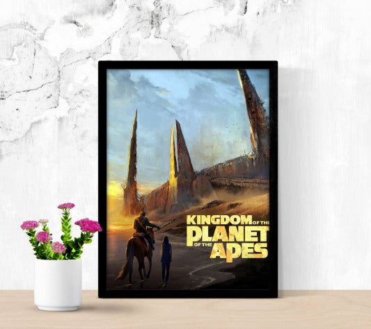 Kingdom of The Planet of The Apes - framed poster