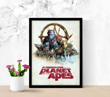 Kingdom of The Planet of The Apes - framed poster