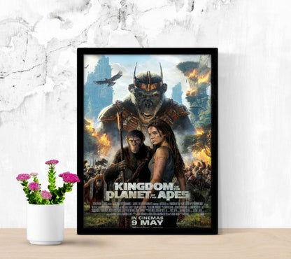 Kingdom of The Planet of The Apes - framed poster