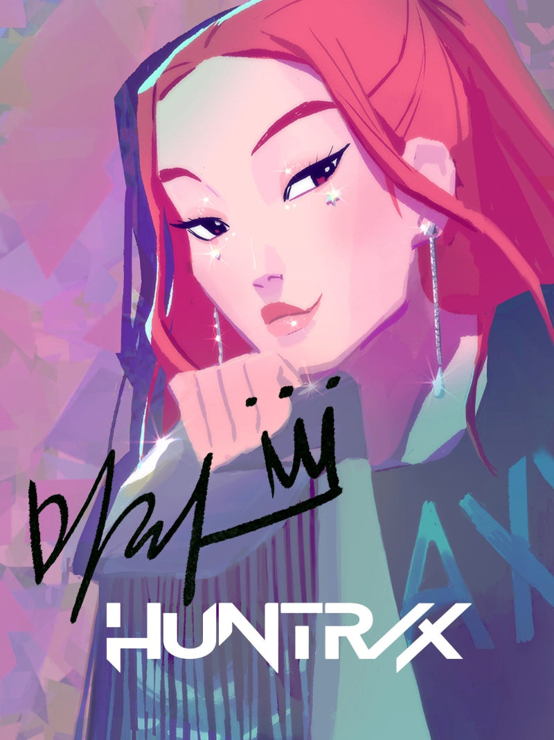 KPop Demon Hunters paper poster