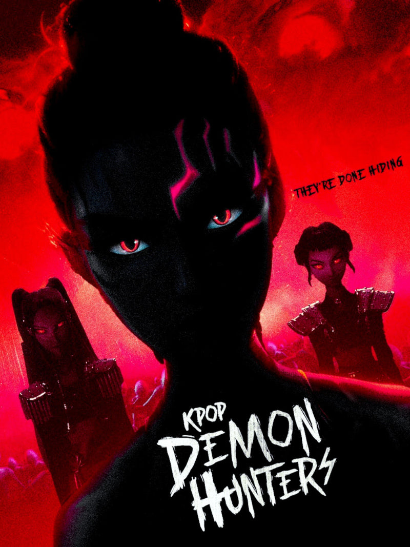 Kpop Demon Hunters paper poster