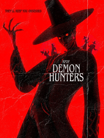 Kpop Demon Hunters paper poster