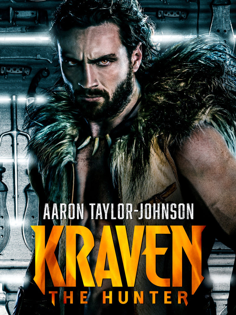 Kraven The Hunter paper poster
